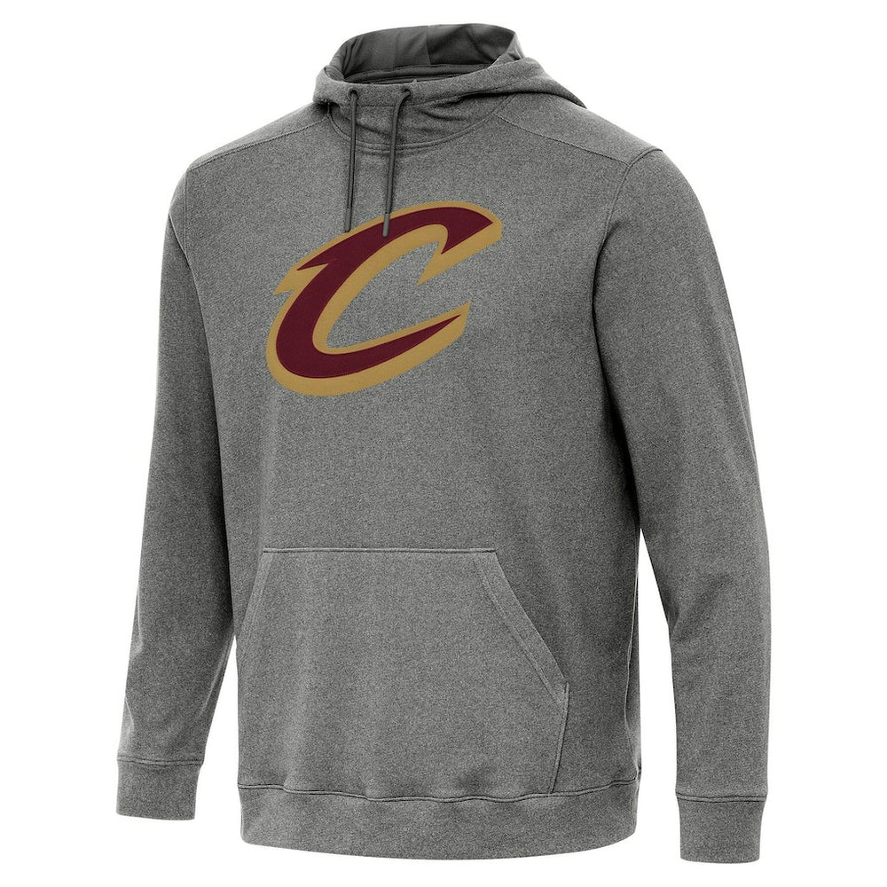 Heather Black Cleveland Cavaliers Antigua Cloud Pullover Hoodie sale | NBA