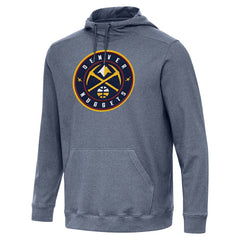 Heather Navy Denver Nuggets Antigua Cloud Pullover Hoodie sale | NBA