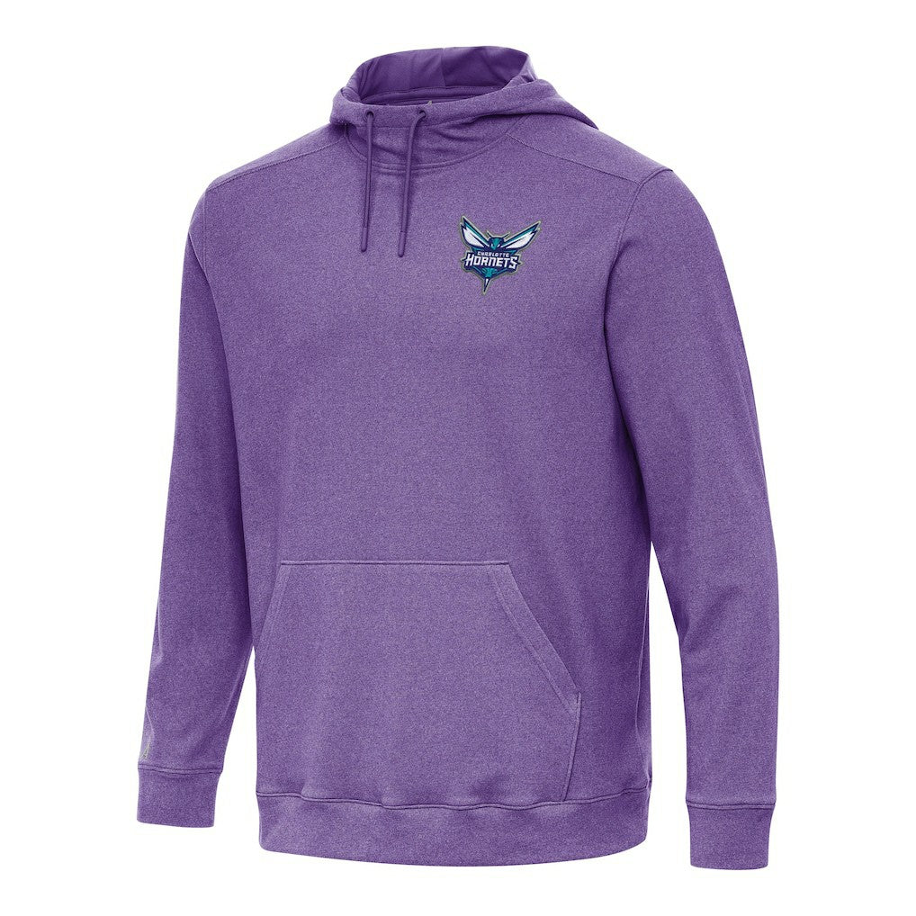 Heather Purple Charlotte Hornets Antigua Cloud Pullover Hoodie | NBA