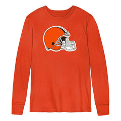 Cleveland Browns Youth Primary Logo Long Sleeve T-Shirt | NFL Outlet