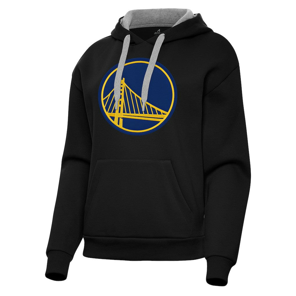 Black Golden State Warriors Antigua Women's Victory Pullover Hoodie sale | NBA