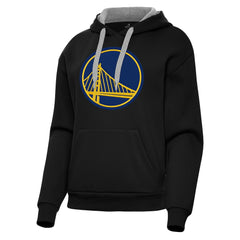 Black Golden State Warriors Antigua Women's Victory Pullover Hoodie sale | NBA