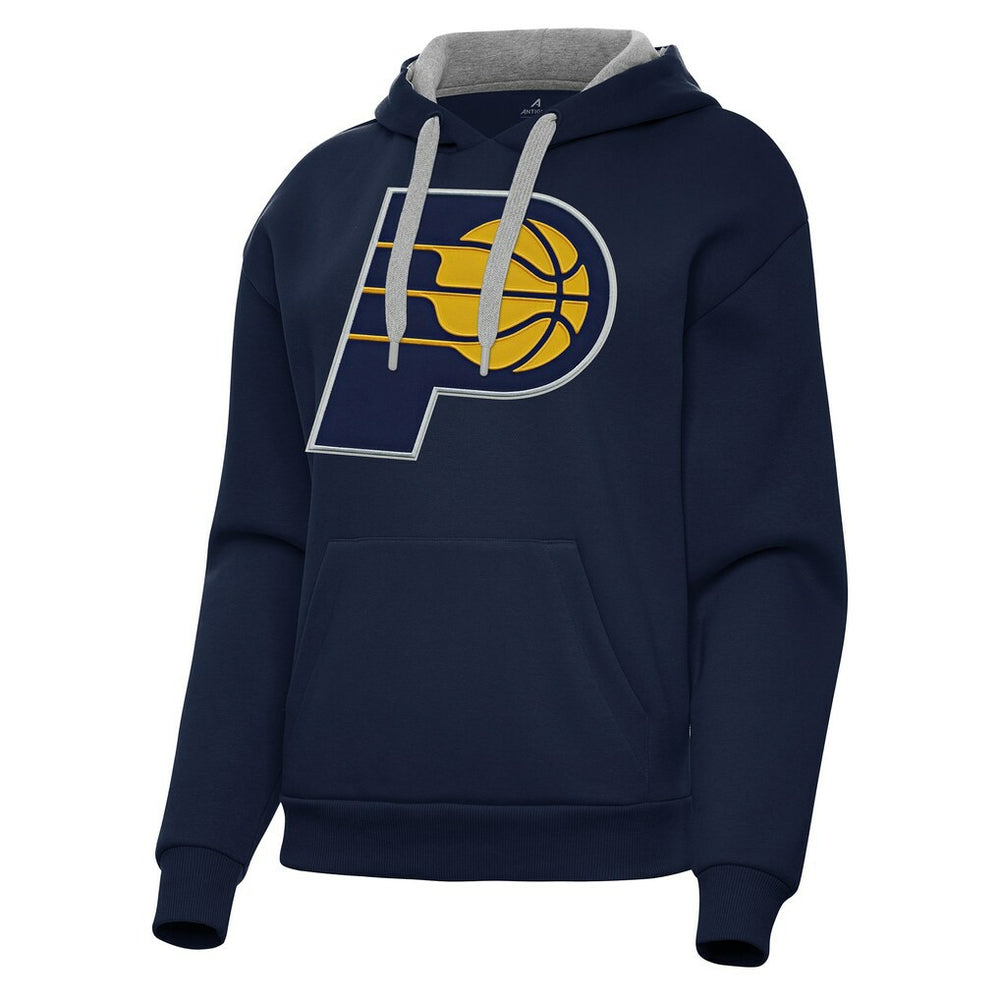 Navy Indiana Pacers Antigua Women's Victory Pullover Hoodie | NBA