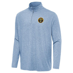 Heather Blue Denver Nuggets Antigua Hunk Quarter-Zip Top sale | NBA