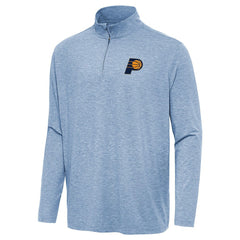 Heather Aqua Indiana Pacers Antigua Hunk Quarter-Zip Top | NBA