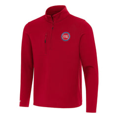 Red Detroit Pistons Antigua Insider Quarter-Zip Top sale | NBA