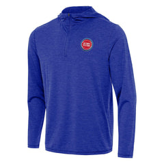 Heather Royal Detroit Pistons Antigua Tidy Quarter-Zip Hoodie sale | NBA