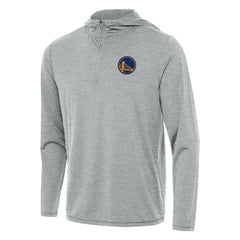 Heather Gray Golden State Warriors Antigua Tidy Quarter-Zip Hoodie sale | NBA