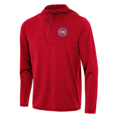 Heather Red Detroit Pistons Antigua Tidy Quarter-Zip Hoodie sale | NBA