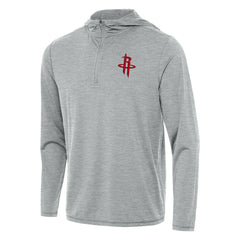 Heather Gray Houston Rockets Antigua Tidy Quarter-Zip Hoodie sale | NBA