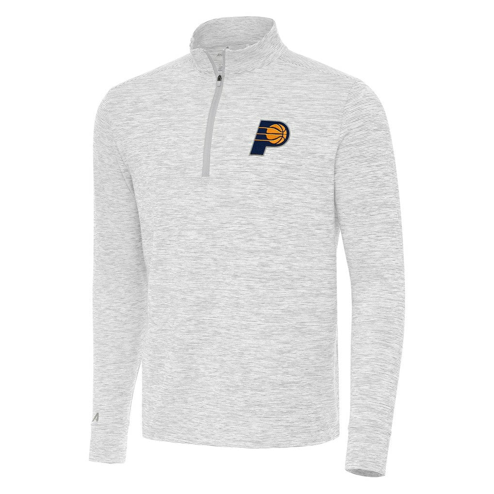 Gray Indiana Pacers Antigua Cause Quarter-Zip Top | NBA