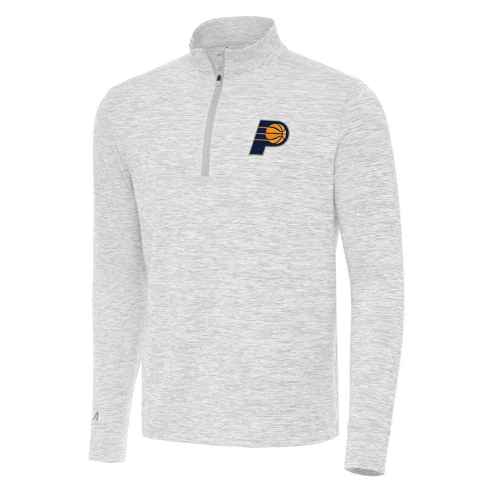 Gray Indiana Pacers Antigua Cause Quarter-Zip Top | NBA