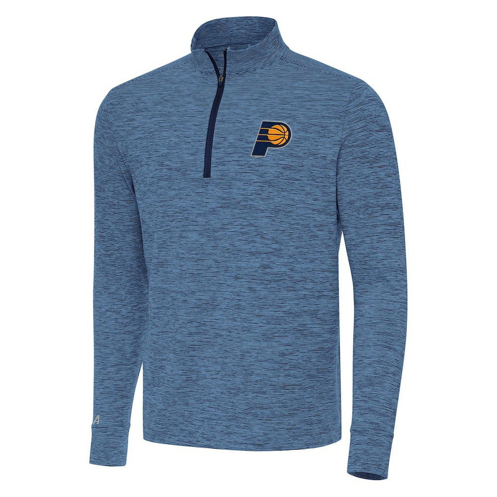 Heather Navy Indiana Pacers Antigua Cause Quarter-Zip Top | NBA