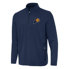 Navy Indiana Pacers Antigua Perilous Quarter-Zip Sweatshirt | NBA