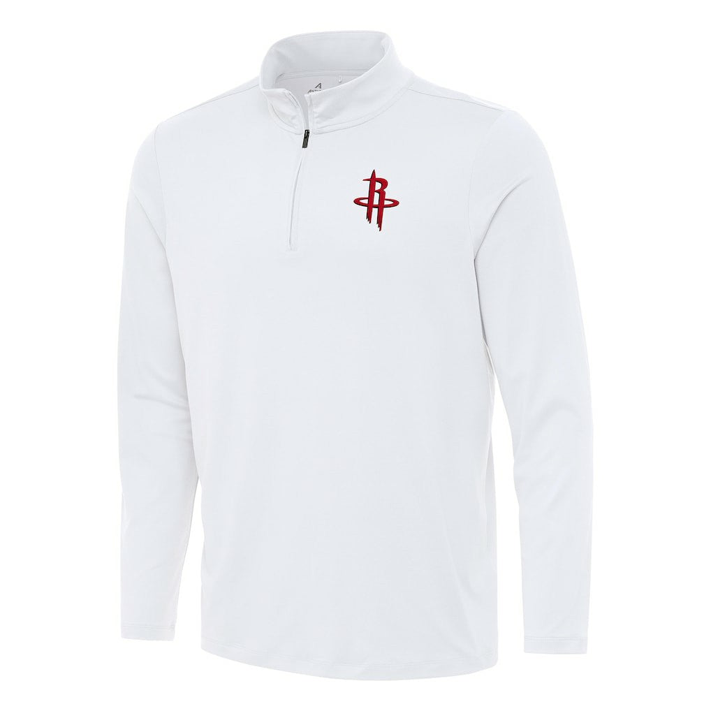 White Houston Rockets Antigua Reprocess Quarter-Zip Top sale | NBA