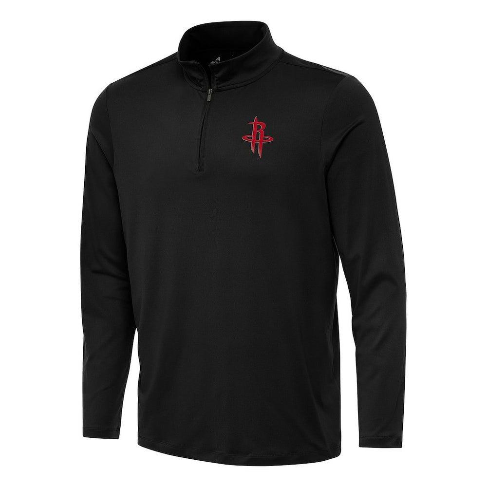 Black Houston Rockets Antigua Reprocess Quarter-Zip Top sale | NBA