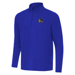 Royal Golden State Warriors Antigua Intent Quarter-Zip Top sale | NBA