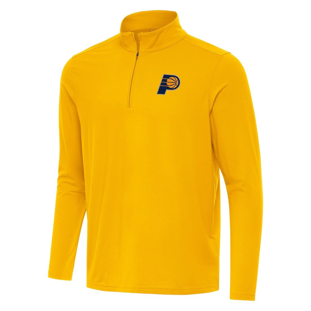 Gold Indiana Pacers Antigua Intent Quarter-Zip Top | NBA