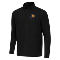 Black Indiana Pacers Antigua Intent Quarter-Zip Top | NBA