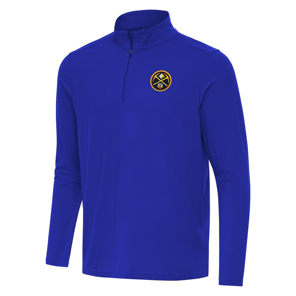 Royal Denver Nuggets Antigua Intent Quarter-Zip Top sale | NBA