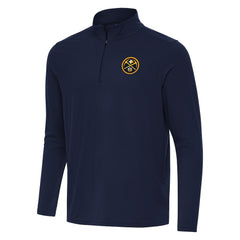 Navy Denver Nuggets Antigua Intent Quarter-Zip Top sale | NBA