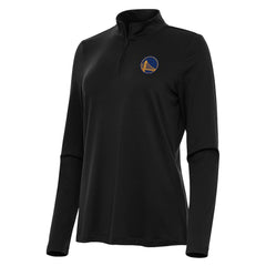 Black Golden State Warriors Antigua Women's Reprocess Quarter-Zip Top sale | NBA