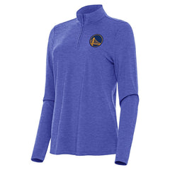 Heather Royal Golden State Warriors Antigua Women's Bright Quarter-Zip Top sale | NBA