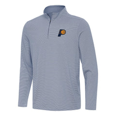 Navy Indiana Pacers Antigua Twine Quarter-Zip Top | NBA