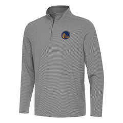 Black Golden State Warriors Antigua Twine Quarter-Zip Top sale | NBA