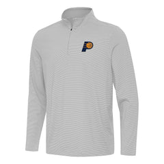 Gray Indiana Pacers Antigua Twine Quarter-Zip Top | NBA