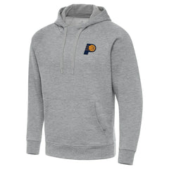 Heather Gray Indiana Pacers Antigua Big & Tall Victory Raglan Pullover Hoodie | NBA
