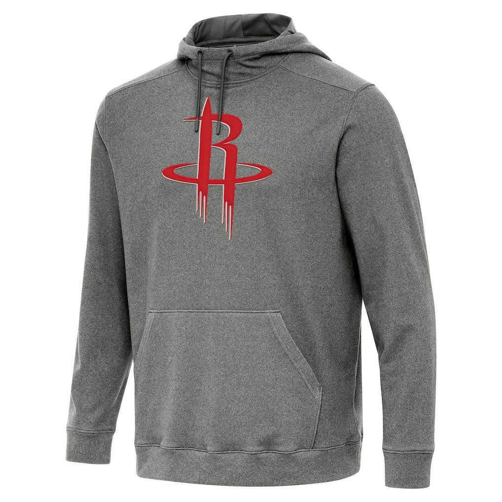 Heather Black Houston Rockets Antigua Cloud Pullover Hoodie sale | NBA