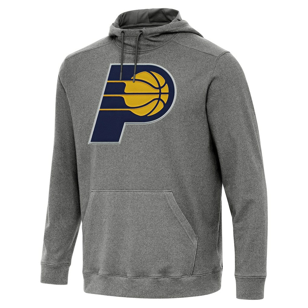 Heather Black Indiana Pacers Antigua Cloud Pullover Hoodie | NBA
