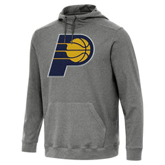 Heather Black Indiana Pacers Antigua Cloud Pullover Hoodie | NBA