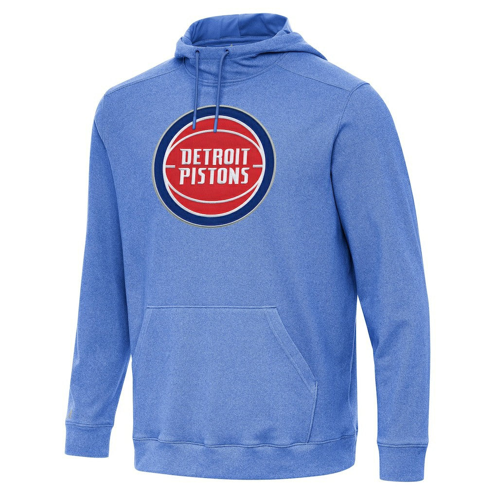 Heather Blue Detroit Pistons Antigua Cloud Pullover Hoodie sale | NBA