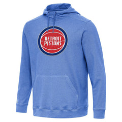 Heather Blue Detroit Pistons Antigua Cloud Pullover Hoodie sale | NBA