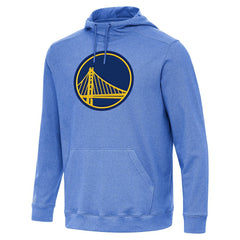 Heather Royal Golden State Warriors Antigua Cloud Pullover Hoodie sale | NBA