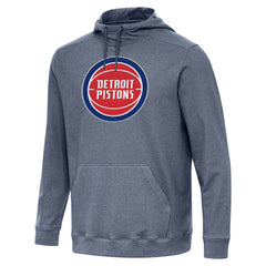 Heather Navy Detroit Pistons Antigua Cloud Pullover Hoodie sale | NBA