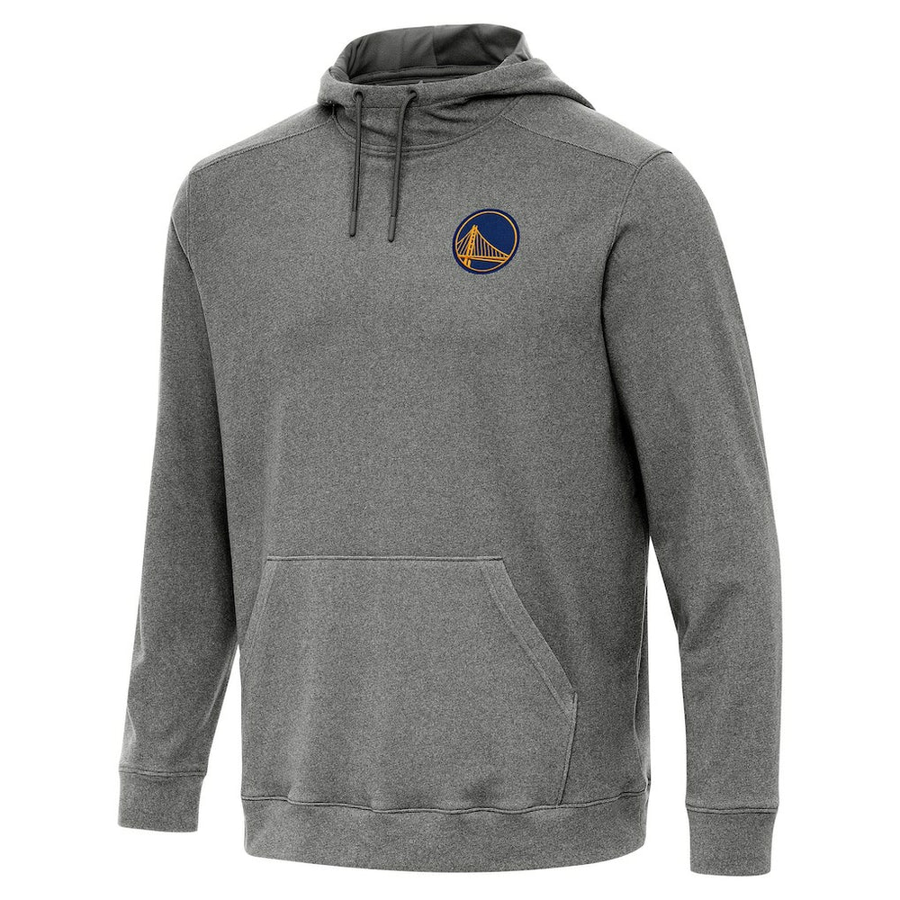 Heather Black Golden State Warriors Antigua Cloud Pullover Hoodie sale | NBA