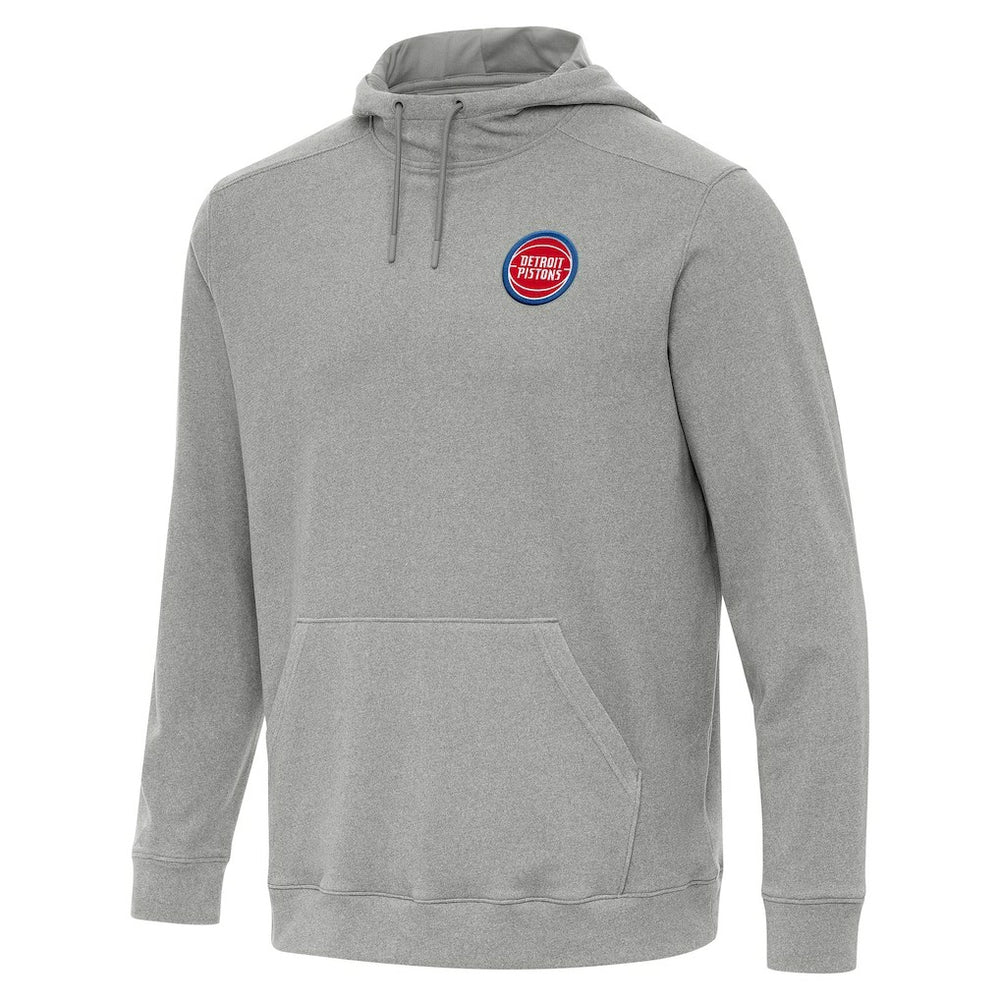 Heather Gray Detroit Pistons Antigua Cloud Pullover Hoodie sale | NBA