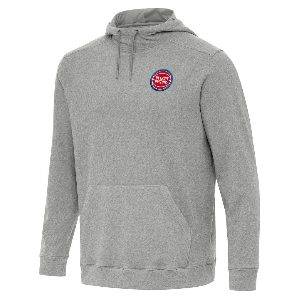Heather Gray Detroit Pistons Antigua Cloud Pullover Hoodie sale | NBA