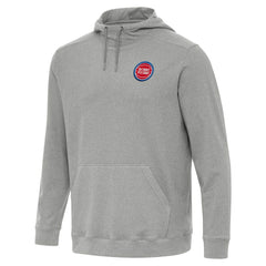 Heather Gray Detroit Pistons Antigua Cloud Pullover Hoodie sale | NBA