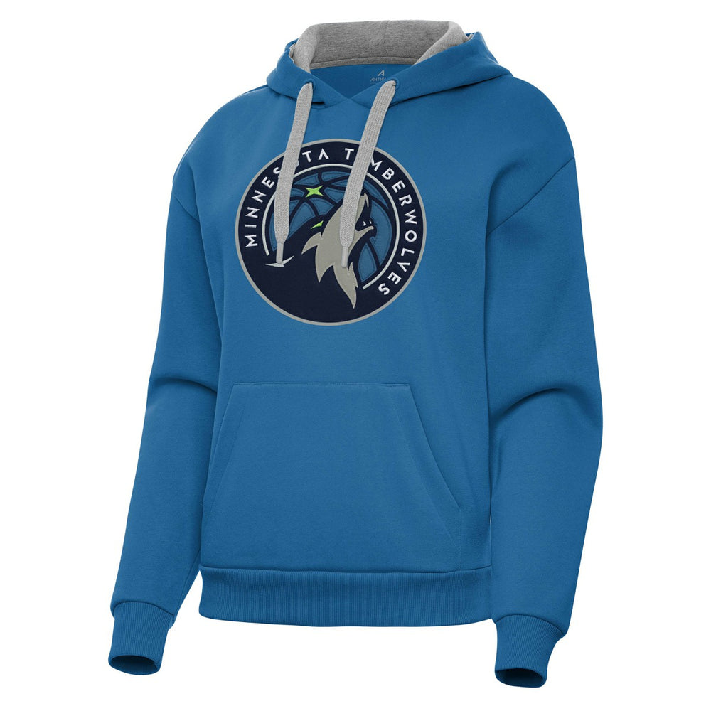Blue Minnesota Timberwolves Antigua Women's Victory Pullover Hoodie | NBA