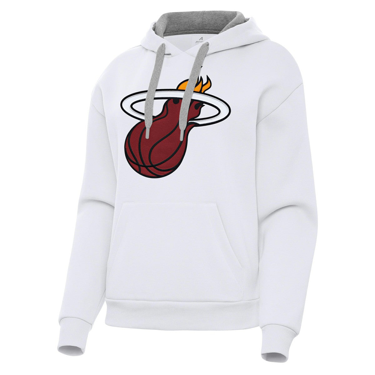 White Miami Heat Antigua Women's Victory Pullover Hoodie | NBA