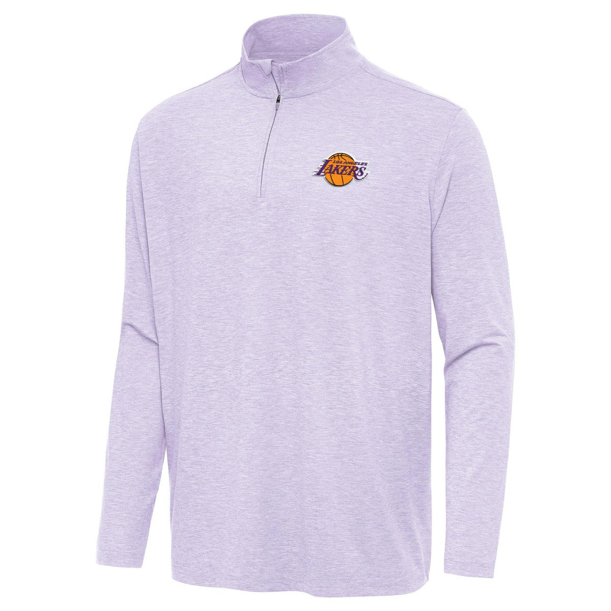 Lavender Los Angeles Lakers Antigua Hunk Quarter-Zip Top | NBA
