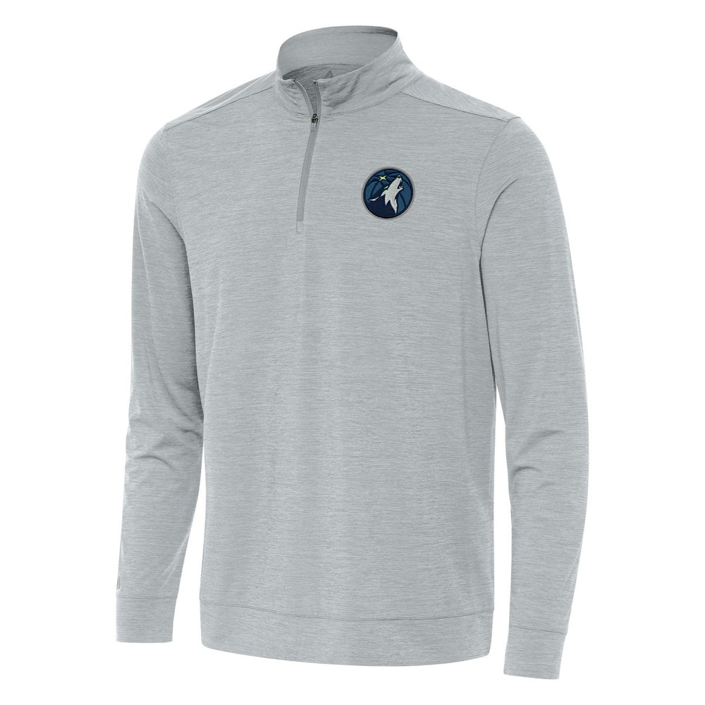 Heather Gray Minnesota Timberwolves Antigua Bright Quarter-Zip Top | NBA