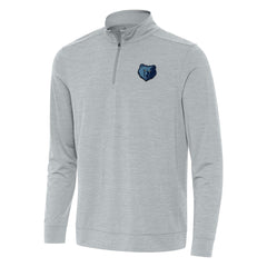 Heather Gray Memphis Grizzlies Antigua Bright Quarter-Zip Top | NBA