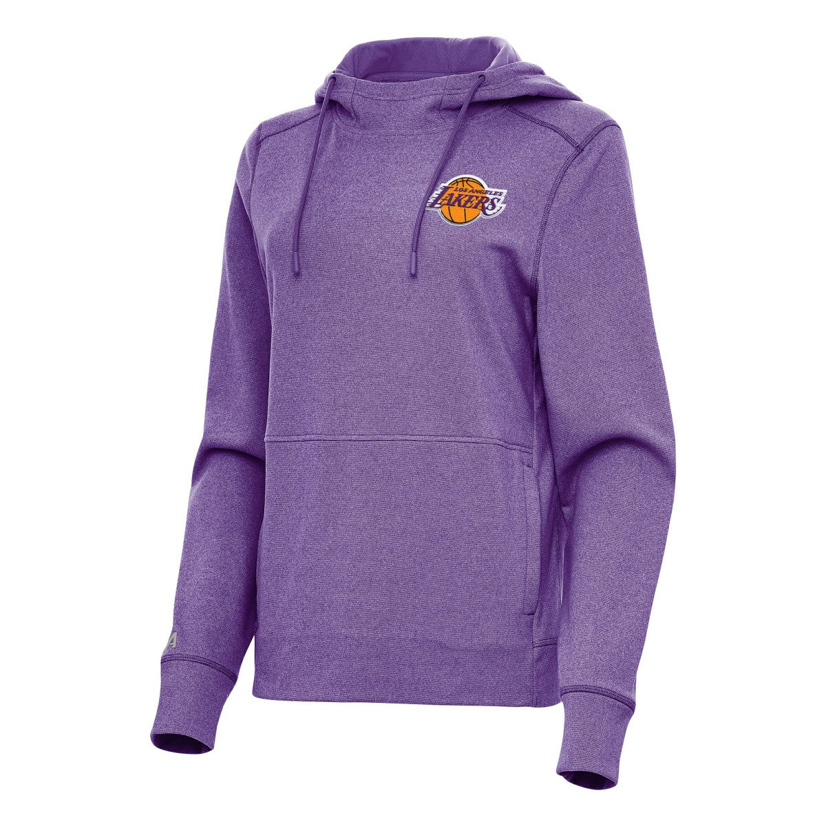 Heather Purple Los Angeles Lakers Antigua Women's Justice Pullover Hoodie | NBA