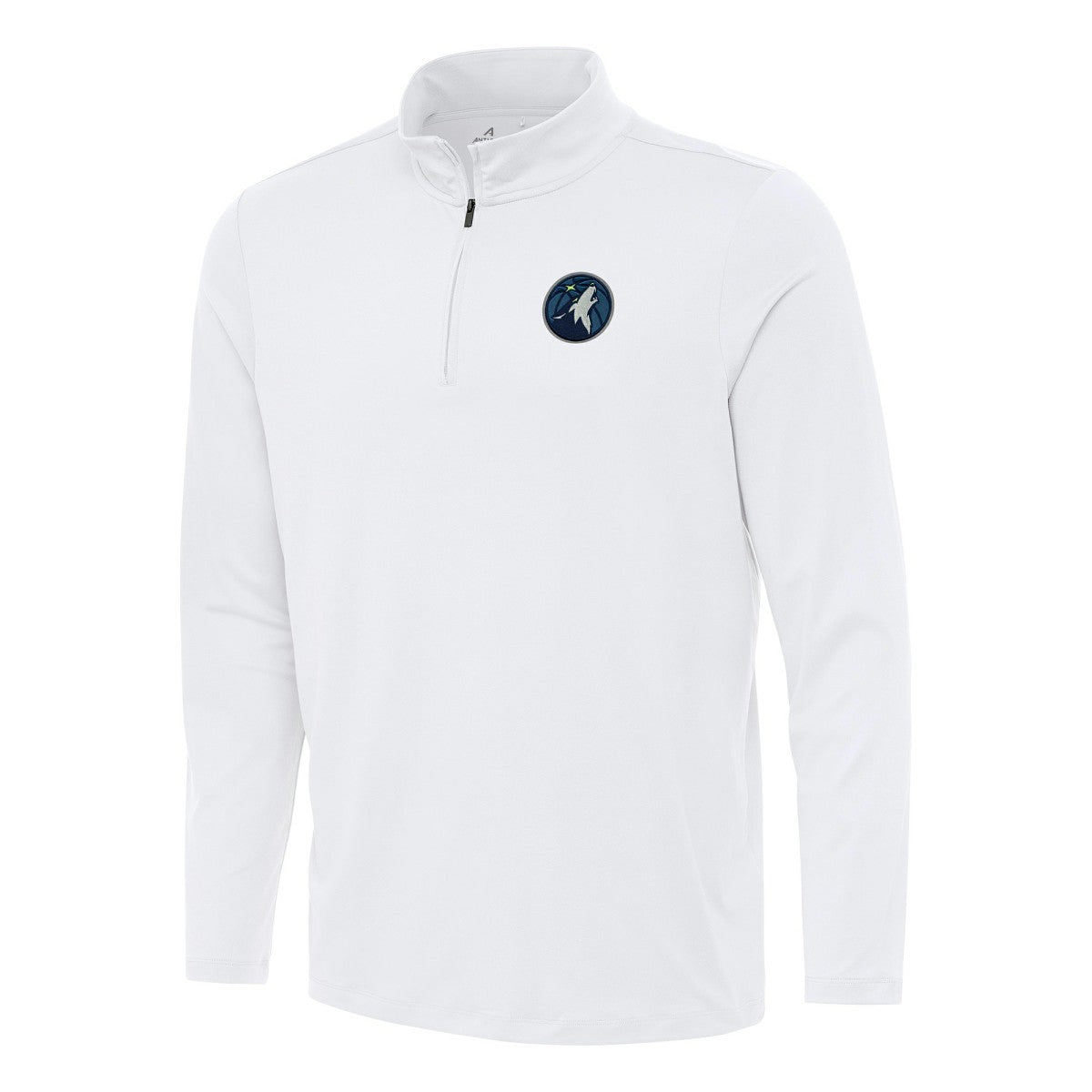 White Minnesota Timberwolves Antigua Reprocess Quarter-Zip Top | NBA