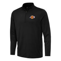 Black Los Angeles Lakers Antigua Reprocess Quarter-Zip Top | NBA